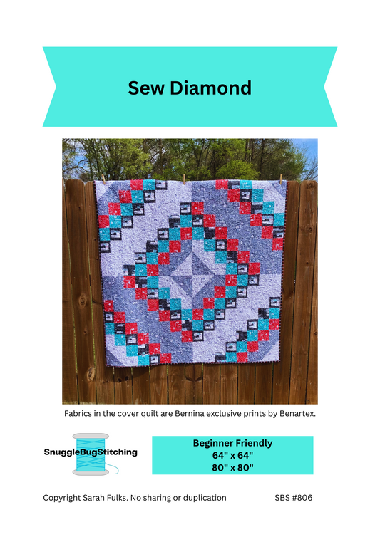 Sew Diamond Quilt - PDF Quilt Pattern