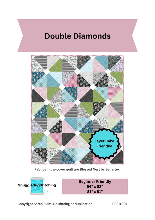 Double Diamonds - Paper Pattern