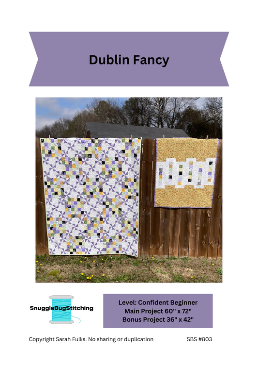 Dublin Fancy Quilt - Paper Pattern
