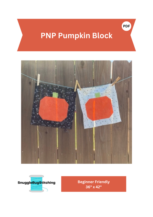 PNP Pumpkin Block - PDF Patterns