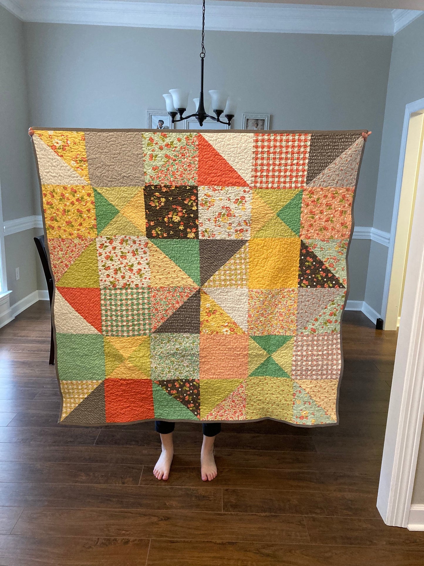 Throw Size Quilt - 51" x 51"