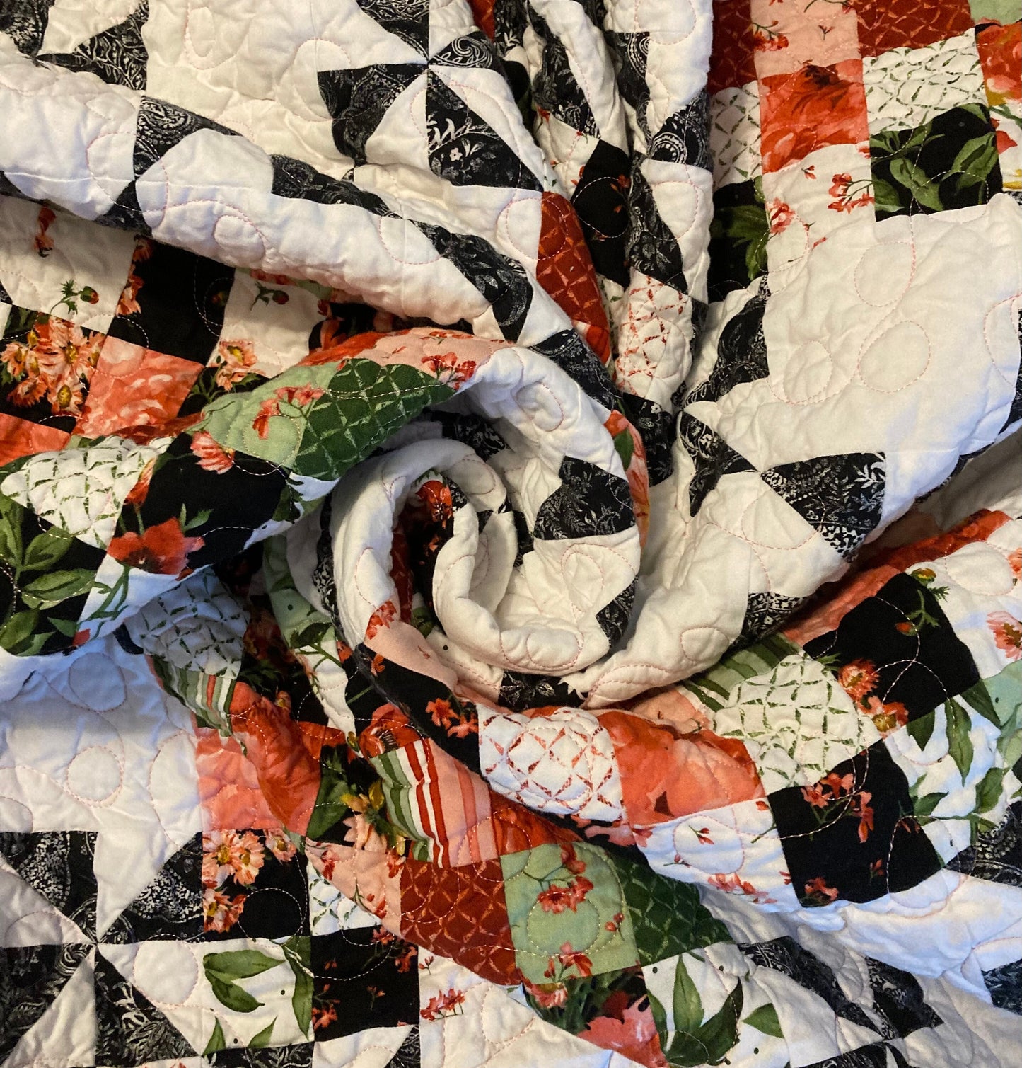 Throw Size Quilt - 52" x 64"