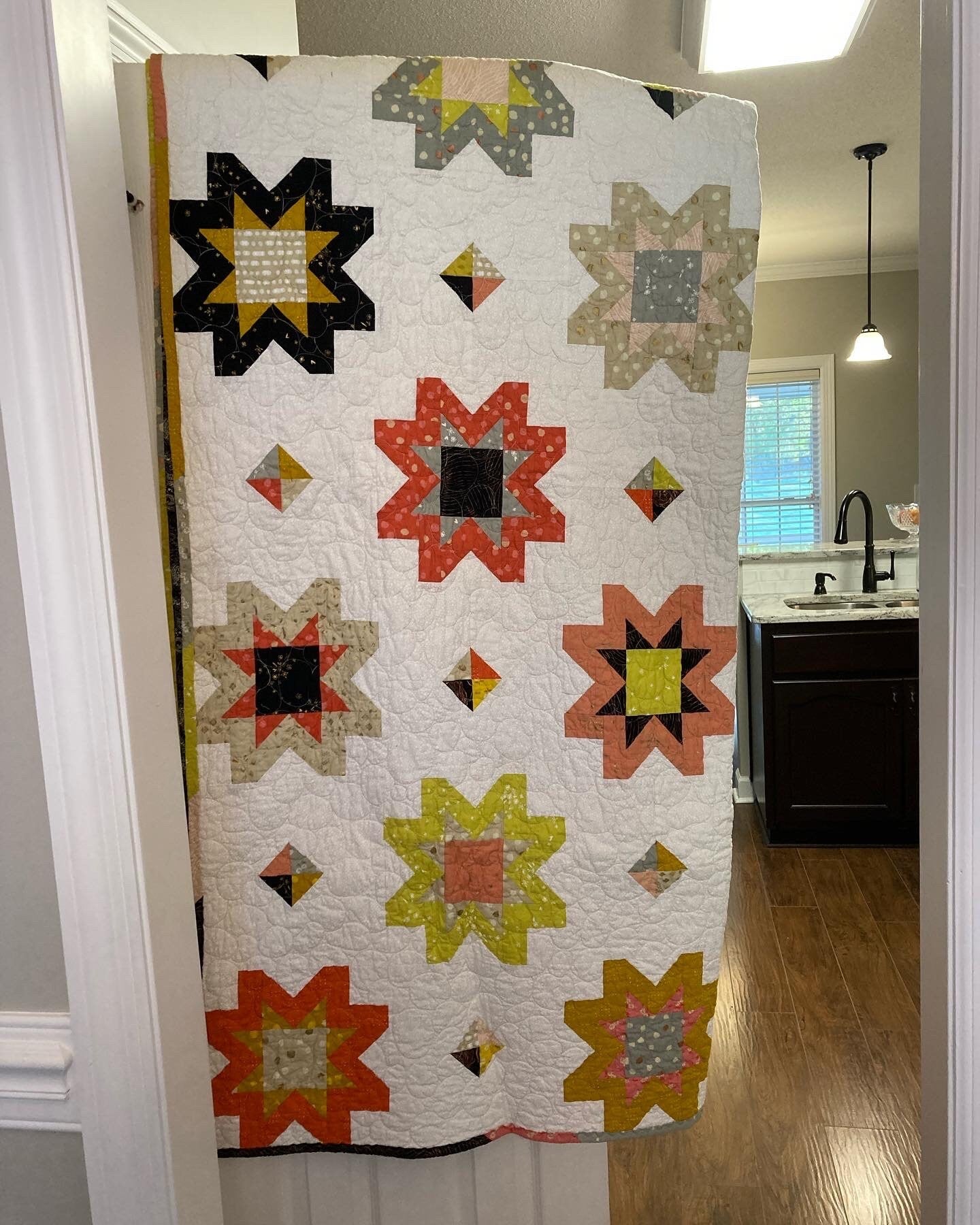 Throw Size Quilt - 63" x 74"